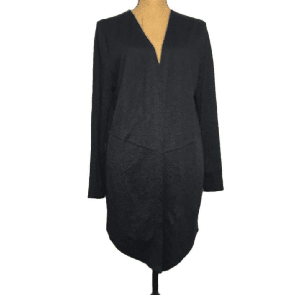 Chico’s the ultimate tee Black Open Cotton/Modal Casual Cardigan Blazer Sz 2 (L)